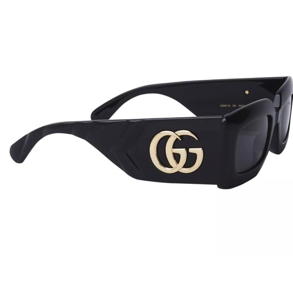 GUCCI GG0810S 001
RECTANGULAR BLACK GREY 53MM UNISEX SUNGLASSES
BRAND NEW - Picture 9 of 12